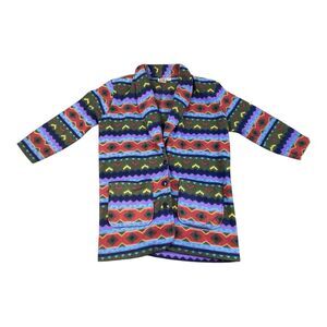 VTG Aztec Rock Creek Casuals Jacket Womens 20W 2XL Fleece 90s Retro Western Plus
